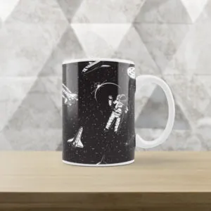 Caneca Branca Espacial I