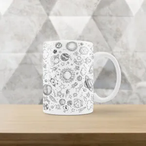 Caneca Branca Espacial II