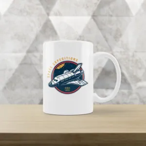 Caneca Branca Space Expeditions