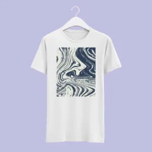 Camiseta Branca Marble
