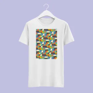 Camiseta Branca Color Puzzle