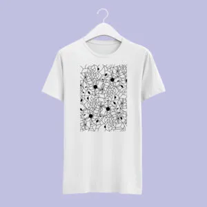 Camiseta Branca I See Flowers