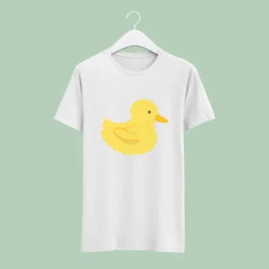 Camiseta Branca Happy Duck