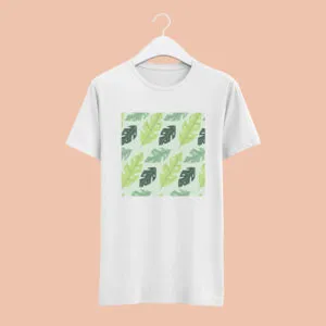 Camiseta Branca  Floral I