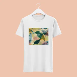 Camiseta Branca  Floral II