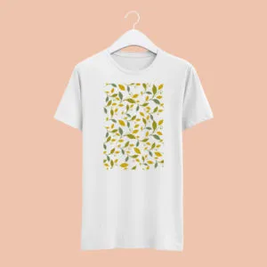 Camiseta Branca  Floral V