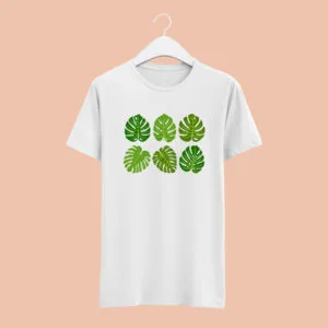 Camiseta Branca  Floral VIII