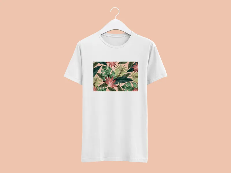 Camiseta Branca Floral XI