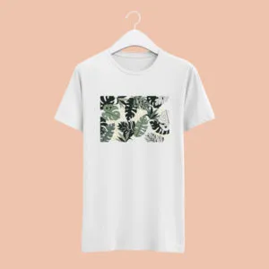 Camiseta Branca  Floral XII