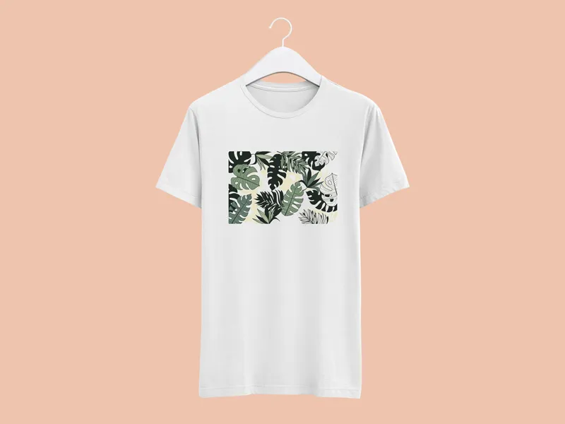 Camiseta Branca Floral XII