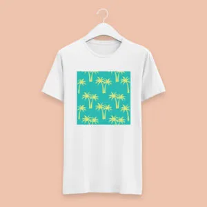 Camiseta Branca  Floral XIX