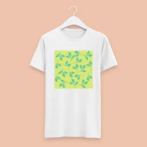 Camiseta Branca  Floral XX