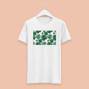 Camiseta Branca  Floral XXII