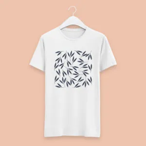 Camiseta Branca  Floral XXVII