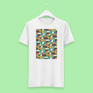 Camiseta Branca Geometrics III