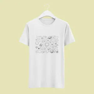 Camiseta Branca Espacial II