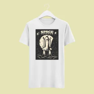Camiseta Branca Space Journey
