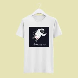 Camiseta Branca Astronaut