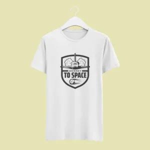 Camiseta Branca Journey To Space