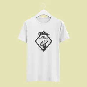 Camiseta Branca Space Exploration