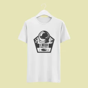 Camiseta Branca Need More Space