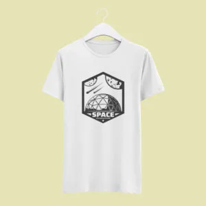 Camiseta Branca Space Colonyzation