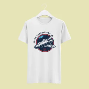 Camiseta Branca Space Expeditions II