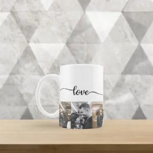 Caneca Love Personalizada com Fotos