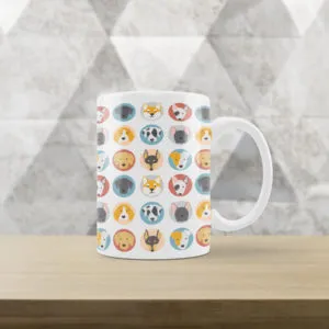 Caneca Multiple Dogs